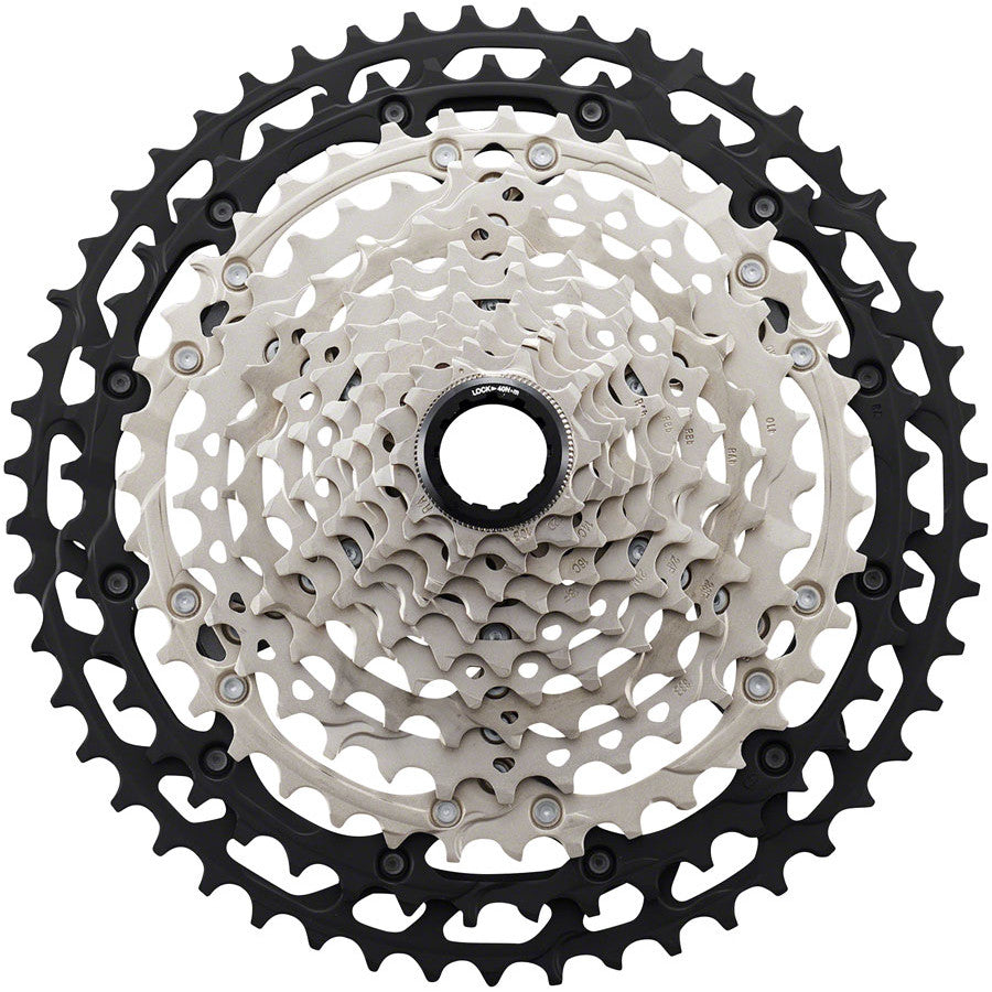 Shimano XT CS-M8100 Cassette - 12-Speed, 10-51t, Silver/Black, Micro Spline - 12 Speed