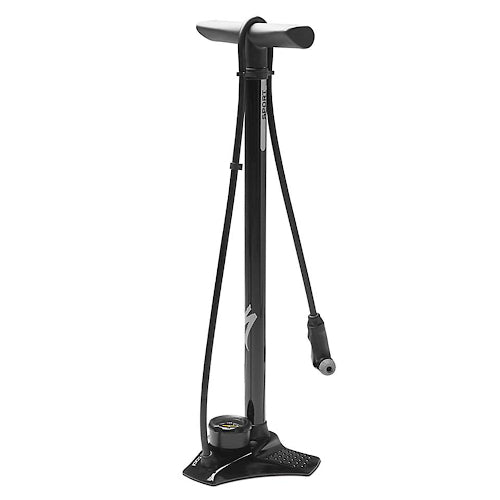 Specialized Air Tool Sport Steel Switch Hitter II Floor Pump - Black